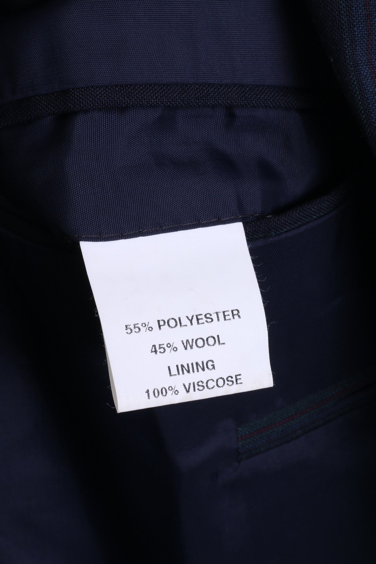 Dino Valente Mens 36 Blazer Jacket Wool Dark Grey Single Breasted Vintage - RetrospectClothes