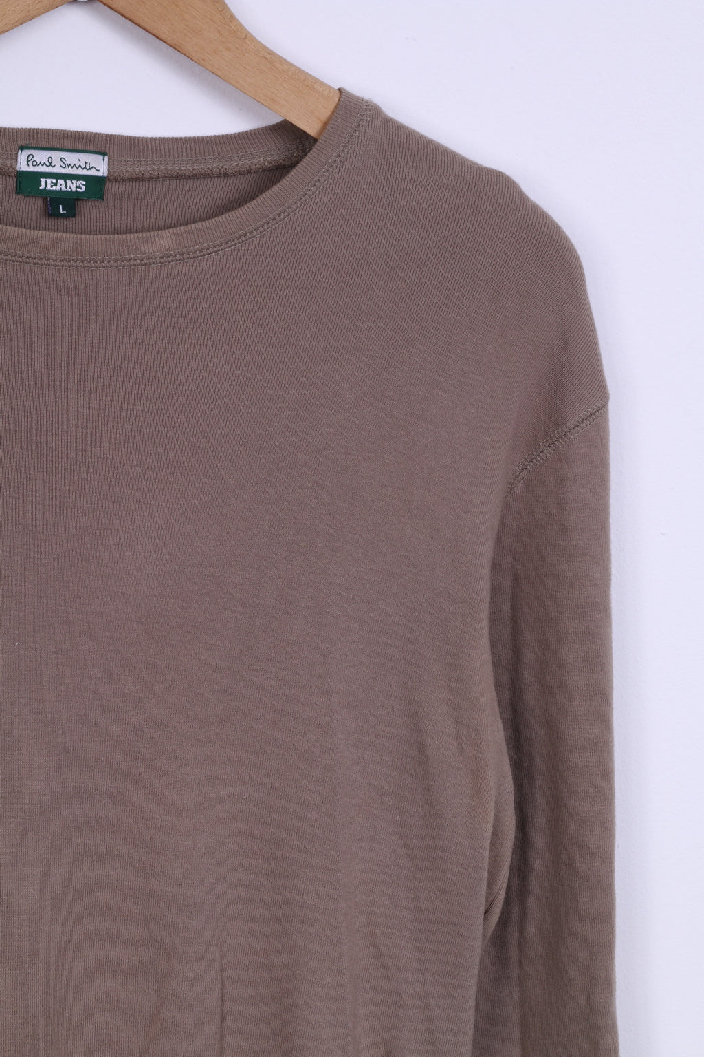 Paul Smith Jeans Chemise L pour homme à manches longues en coton kaki