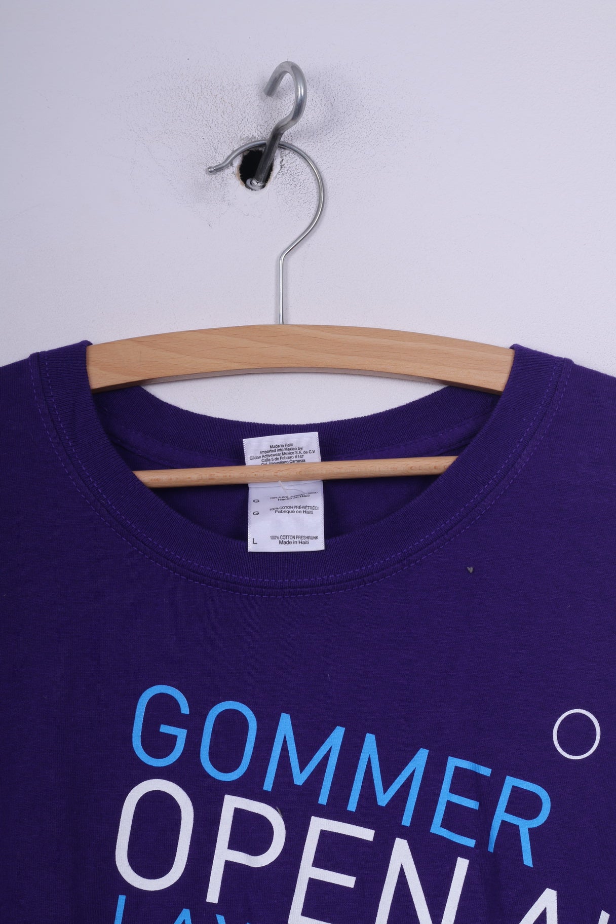 Gildan Ultra Cotton T-Shirt à col ras du cou pour homme, violet, graphique 