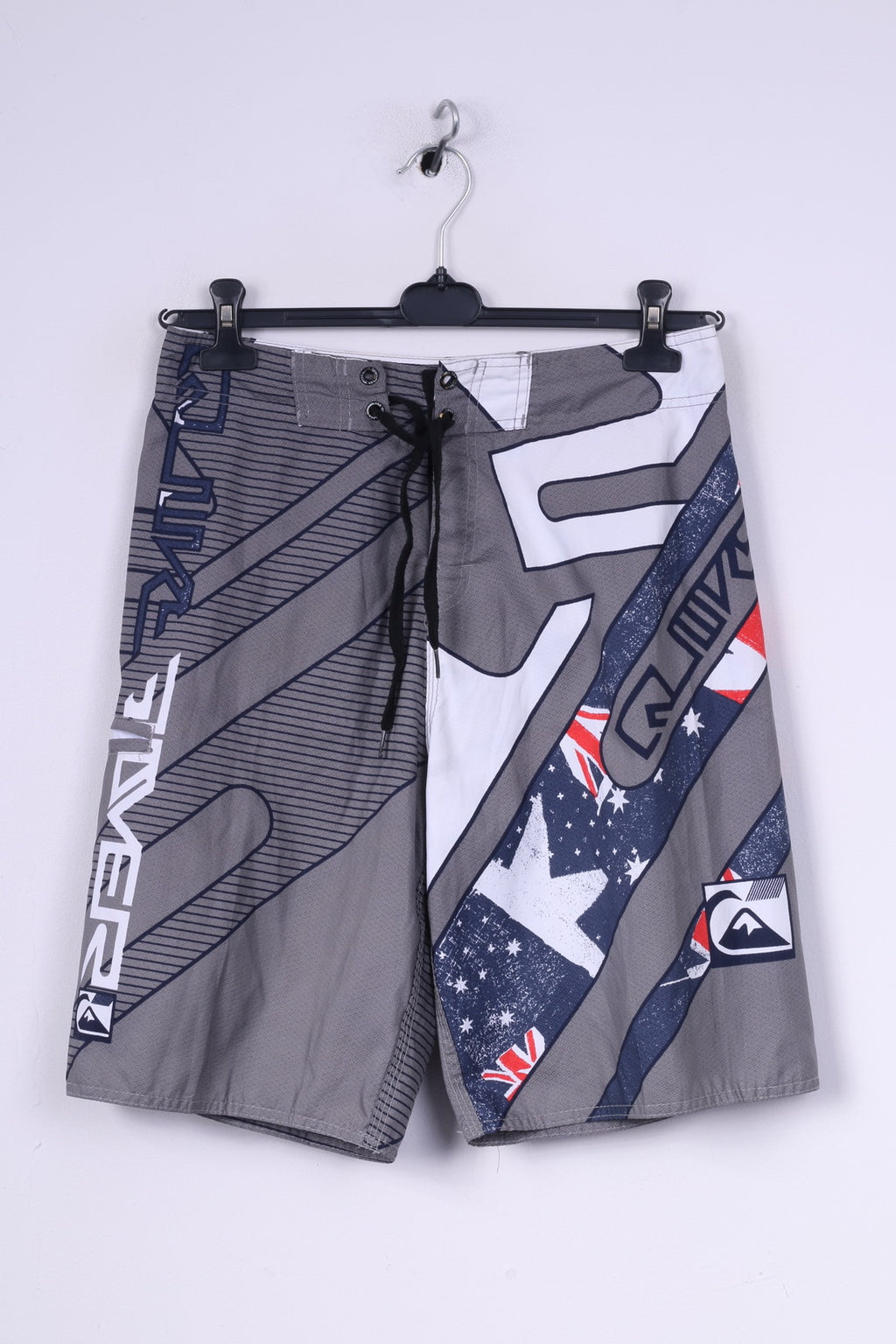 Quiksilver Mens 32 Shorts Costumi da bagno Costumi da bagno Abbigliamento sportivo grigio