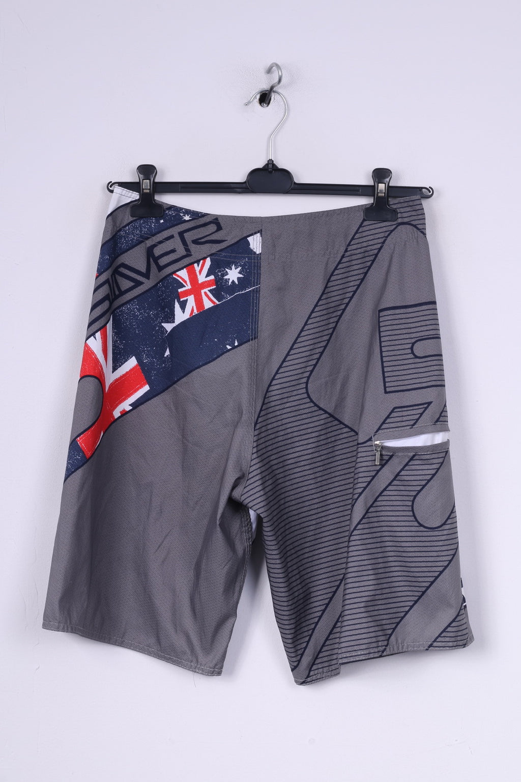 Quiksilver Mens 32 Shorts Costumi da bagno Costumi da bagno Abbigliamento sportivo grigio