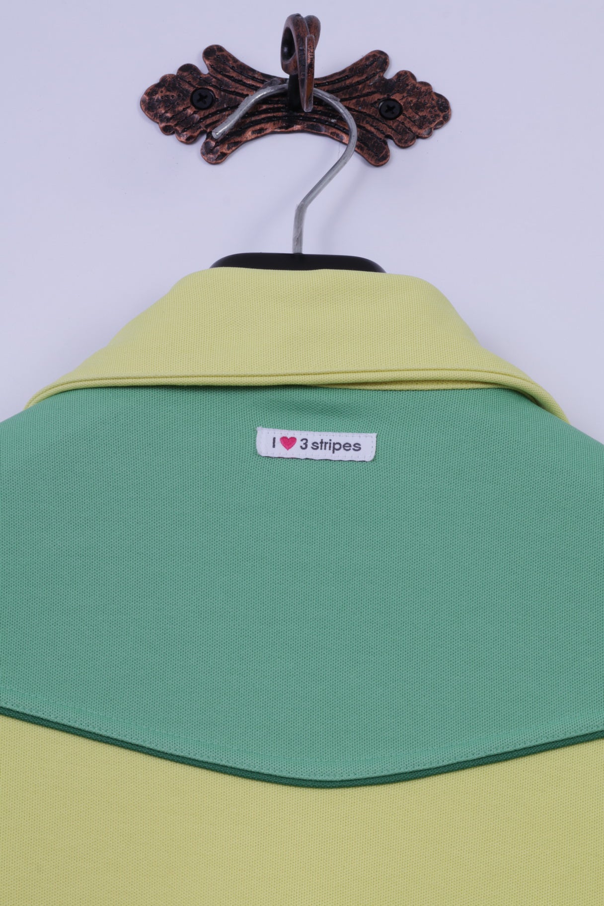 Adidas Girls 14 Age 164 Sweatshirt Yellow Zip Up 3 Stripe Track Top Unisex