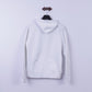 Xplicits Industries Womens XL Sweatshirt White Cotton Blend Hooded Graphic Top