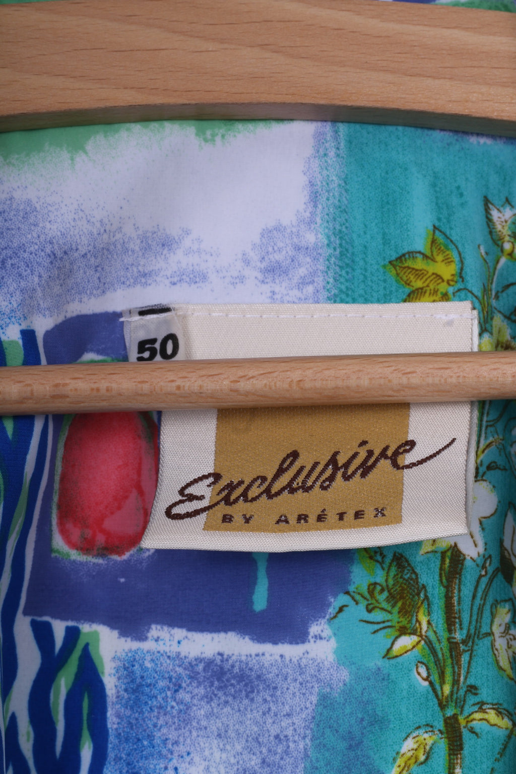 Esclusivo By Aretex Abito lungo da donna 50 2XL a maniche corte con stampa floreale 