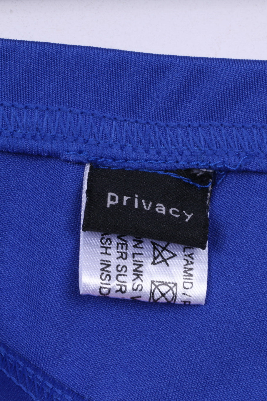 Privacy Womens 20 3XL Elagant Trousers Blue Nylon Straight Leg Pants Sequins Embroidered