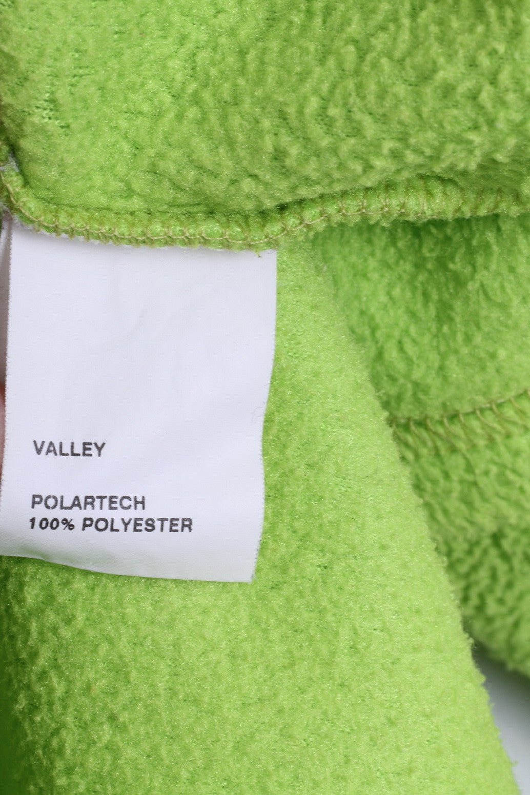 ACTIVEWEAR Womens S Fleece Top Sweatshirt Lime Trutle Neck - RetrospectClothes