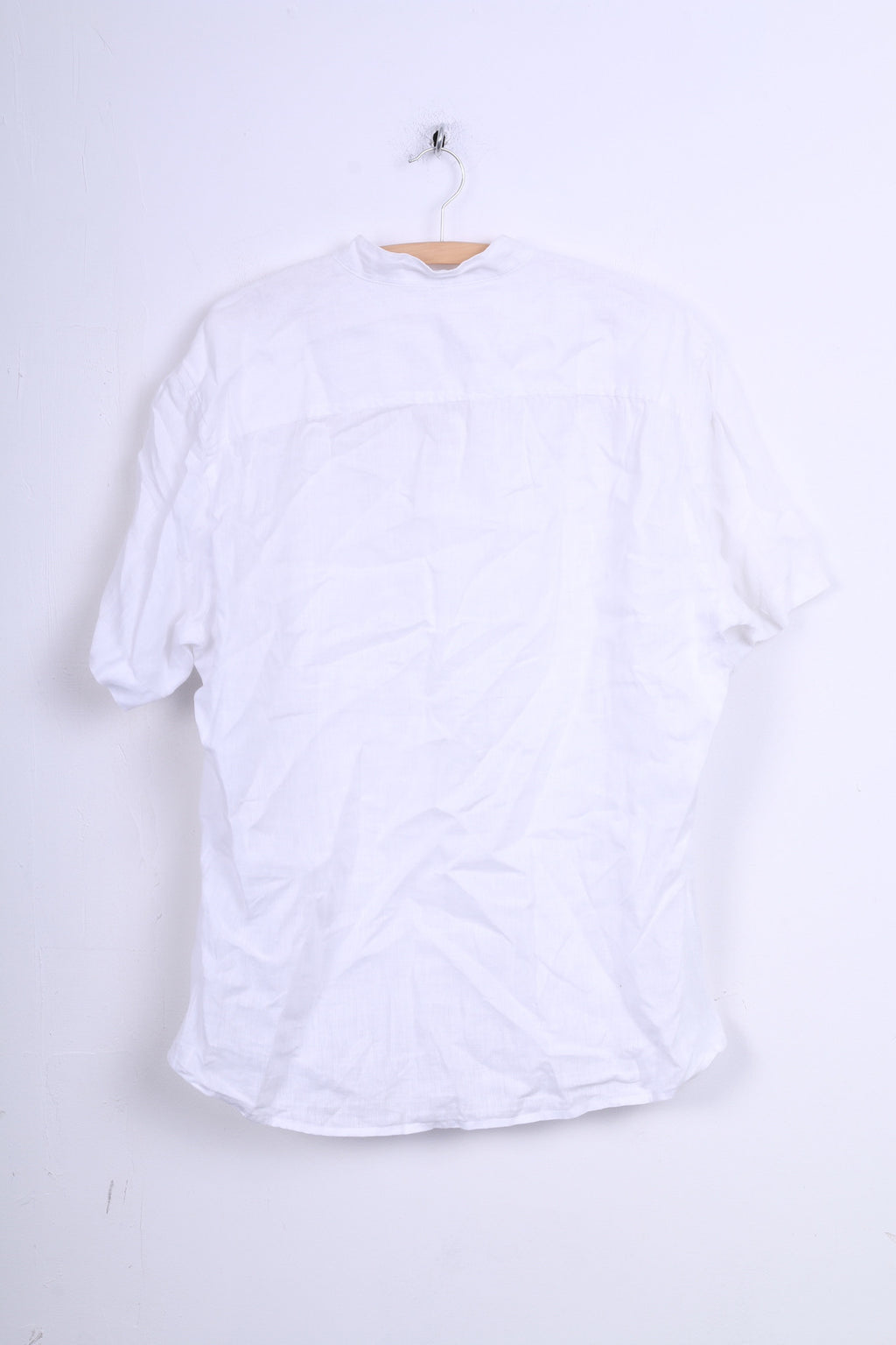 Angelo Litrico C&A Mens XL Casual Shirt White Short Sleeve