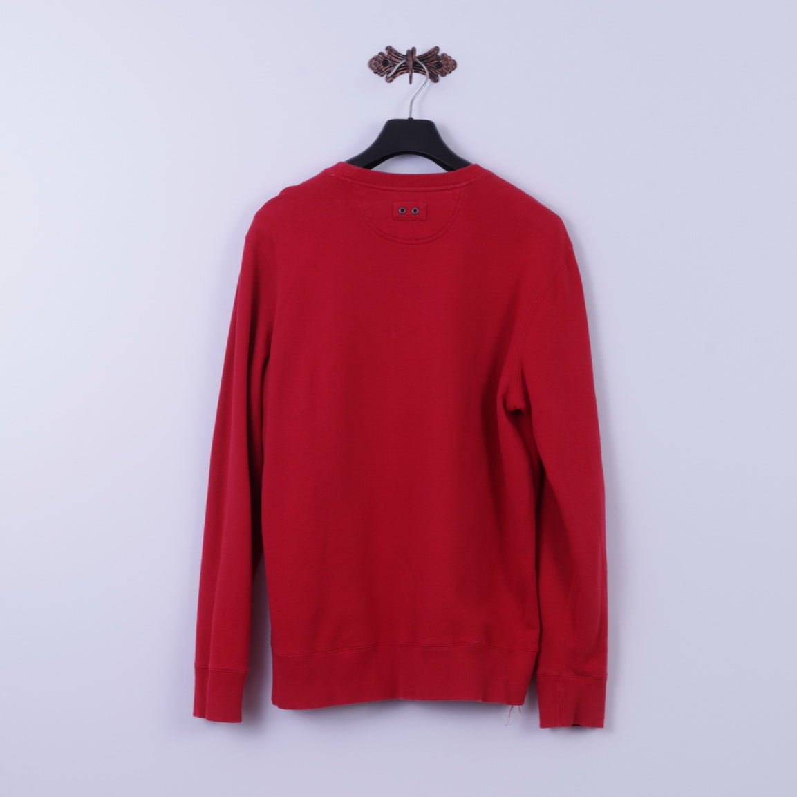 Converse M Sweat-shirt à col rond en coton mélangé rouge pour homme Motif All Stars NYC