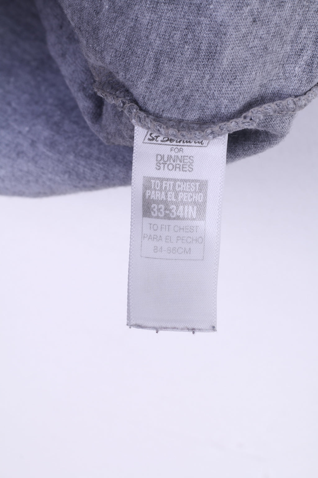 Maglietta da uomo Dunnes S 33/34 grafica in cotone grigio generazione top in vinile 