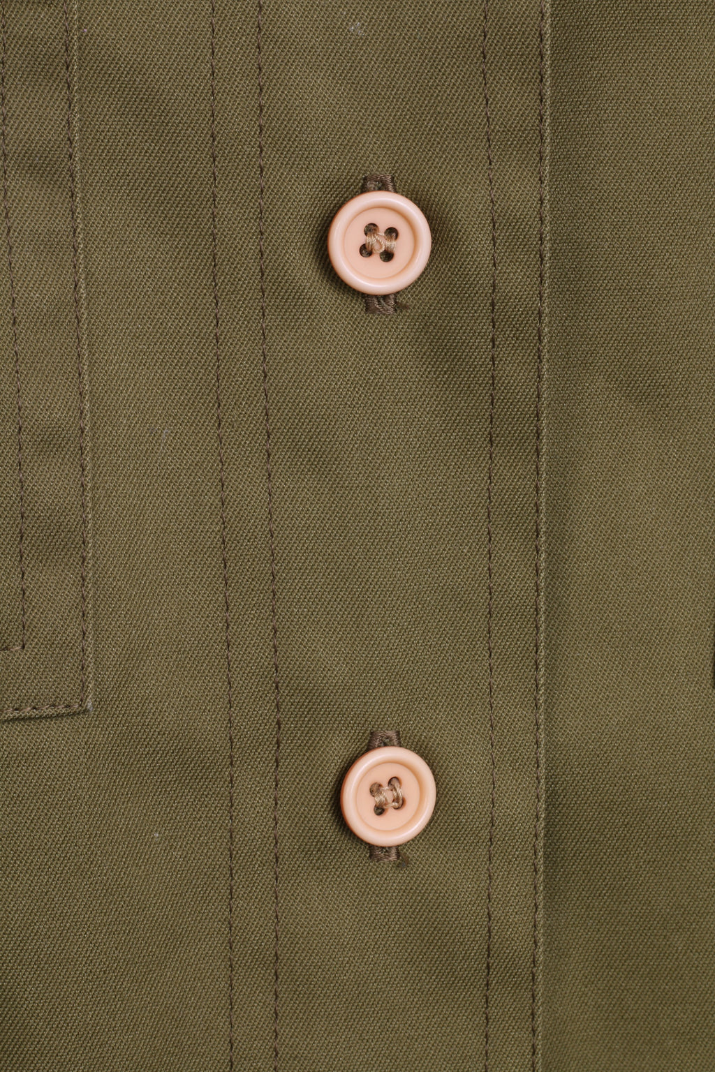 Simpson Womens 48 XL Outdoor Shirt Khaki France Pockets - RetrospectClothes