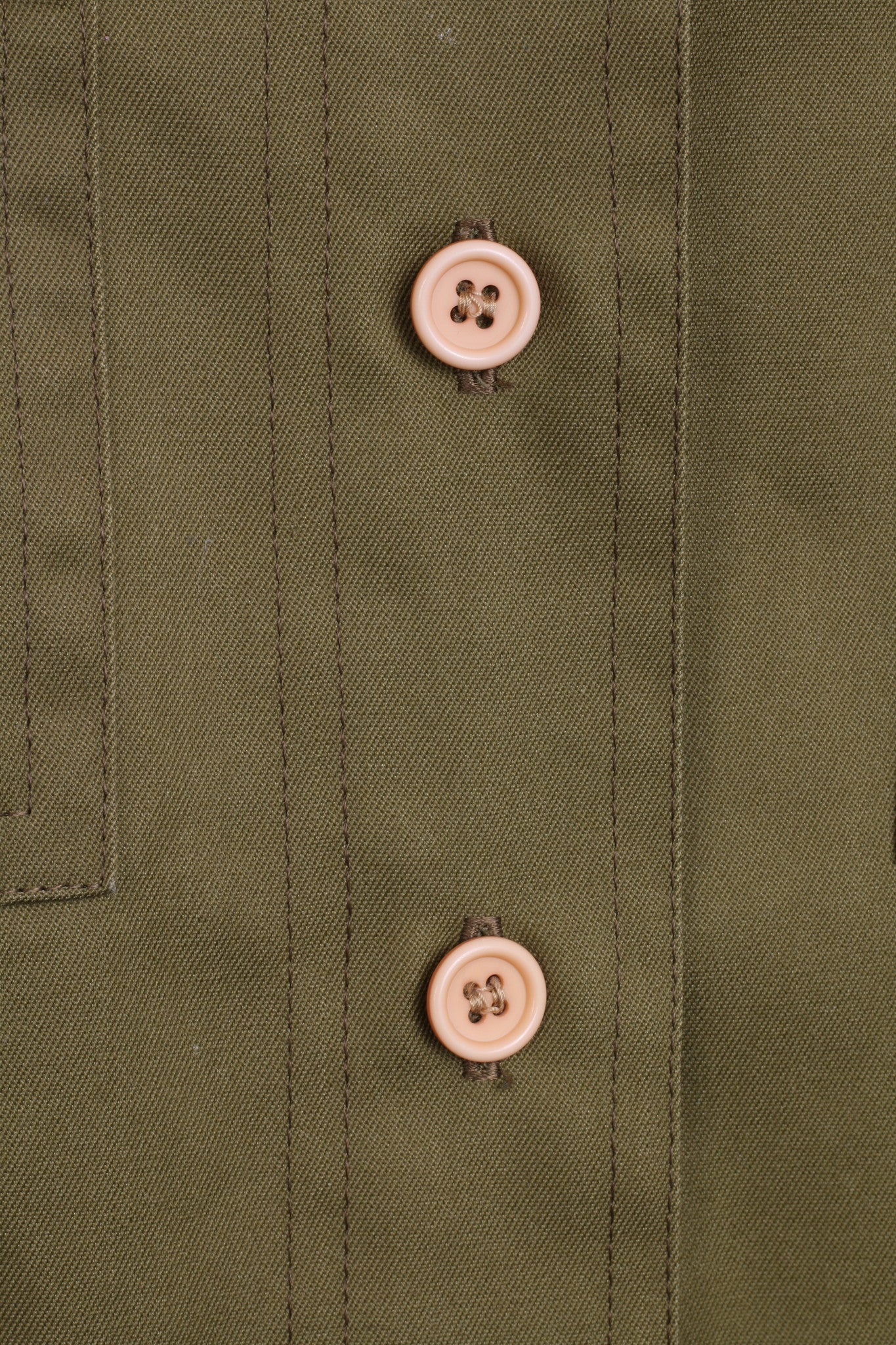 Simpson Womens 48 XL Outdoor Shirt Khaki France Pockets - RetrospectClothes