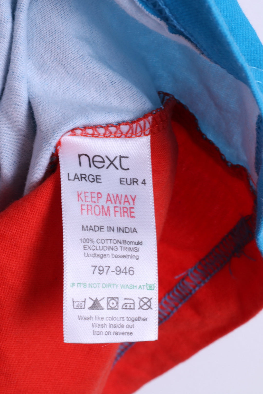 Superman Mens L T-Shirt Comic Superman Blue Top Crew Neck - RetrospectClothes