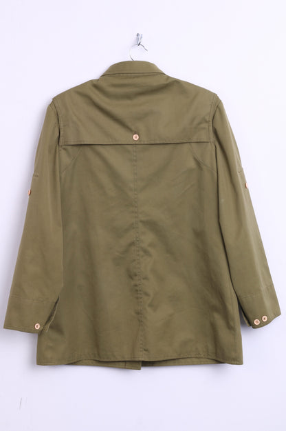 Simpson Womens 48 XL Outdoor Shirt Khaki France Pockets - RetrospectClothes