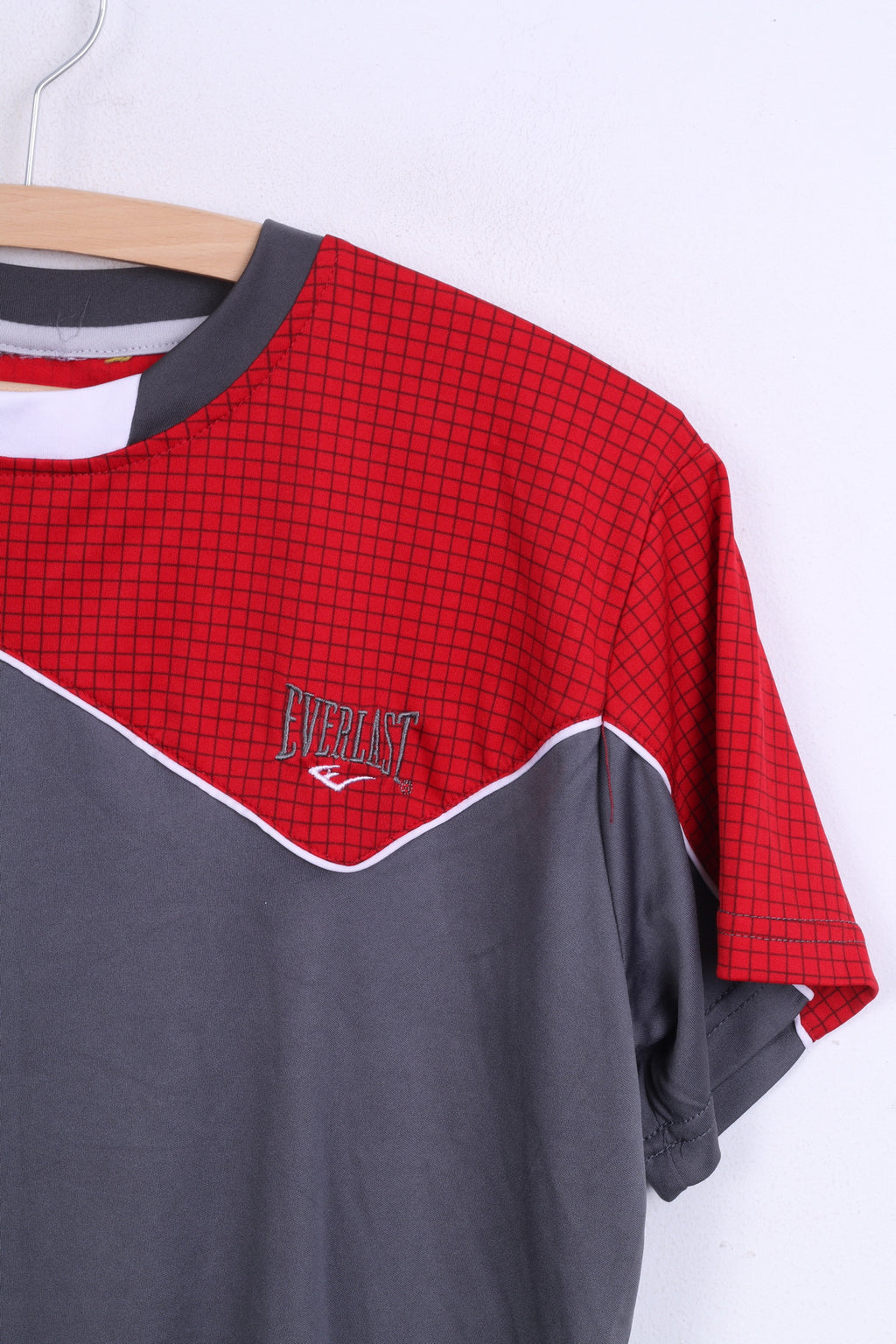 Maglia Everlast da ragazzo 13 girocollo sportiva grigia