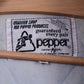 Pepper Mens M Bomber Jacket Navy Padded Hooded Wool Nylon Blend Outdoor Vintage Top