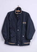 Giacca Frank Sommer da ragazzo 158 Abbigliamento sportivo blu scuro con cerniera completa imbottita
