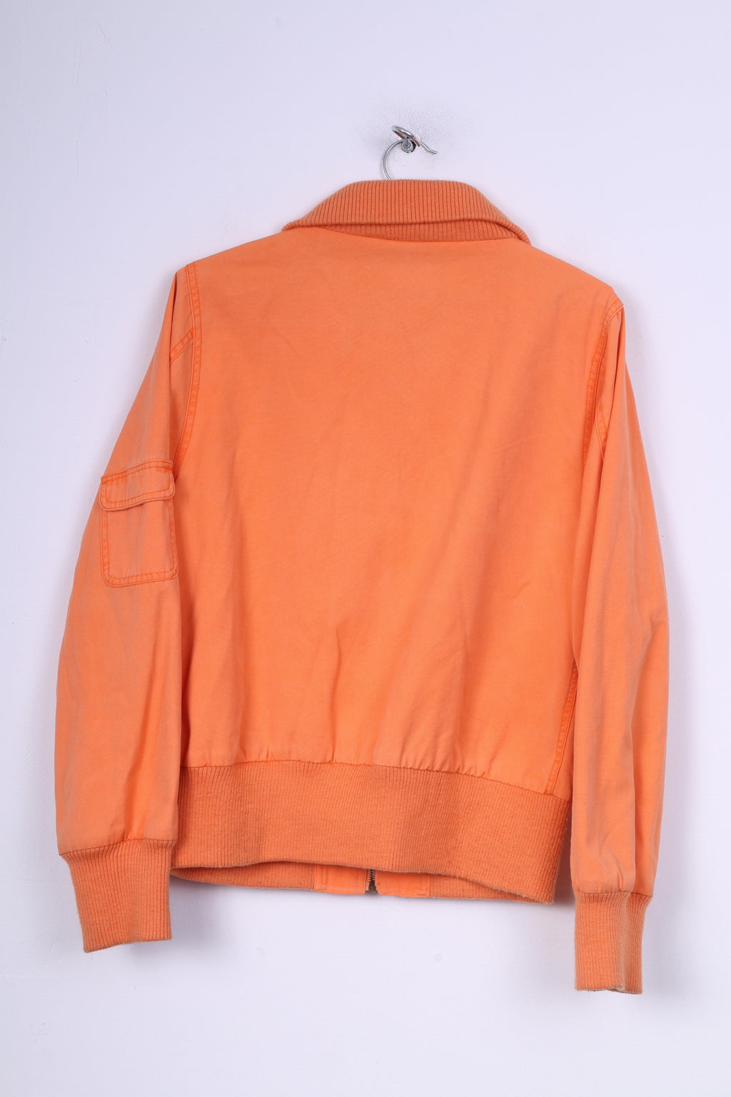 Crazy World Womens L 40/42 Jacket Lightweight Full Zipper Jungle Mode Cotton 2 Pocket Top