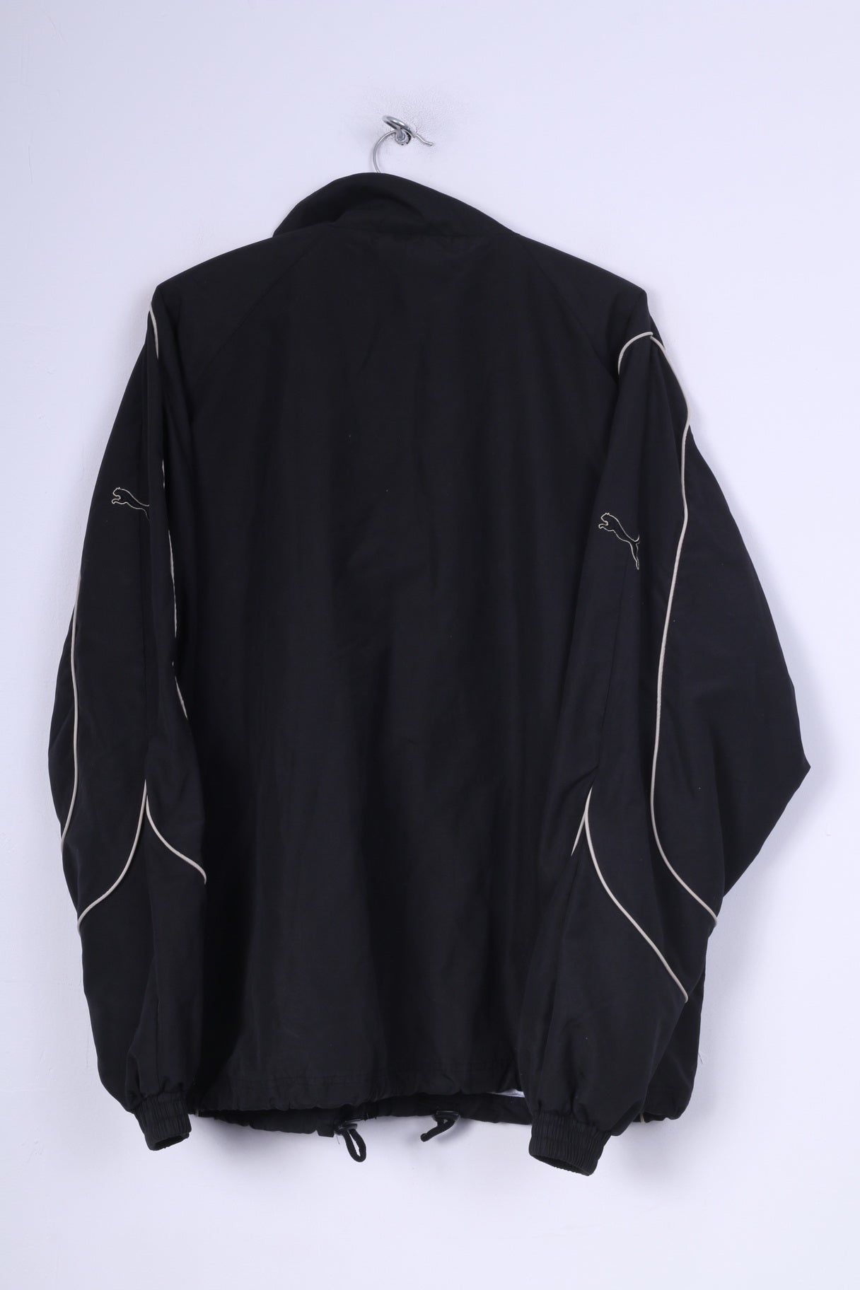 Puma Mens L Jacket Lightweight Black Full Zipper Sportswear Sport Top Training