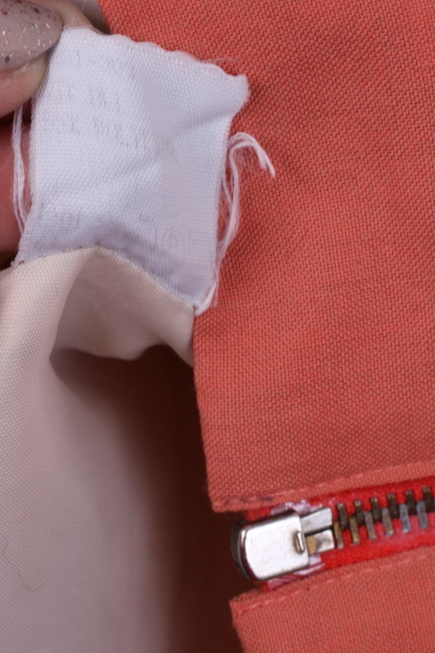 Cacadou A Reflection OF You Womens 40 L Blazer Peach Full Zipper Wool Jacket Top