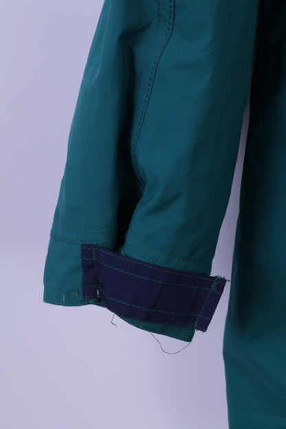 SKILA Mens 54 XL Jacket Green Gore-Tex Outdoor Full Zipper Hooded Parka
