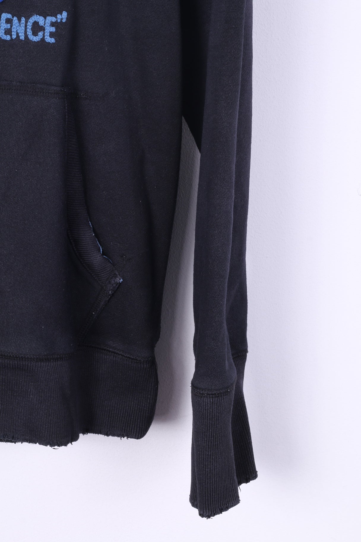 Superdry Kings Mens S Sweatshirt Black Cotton Hooded Jumper #22