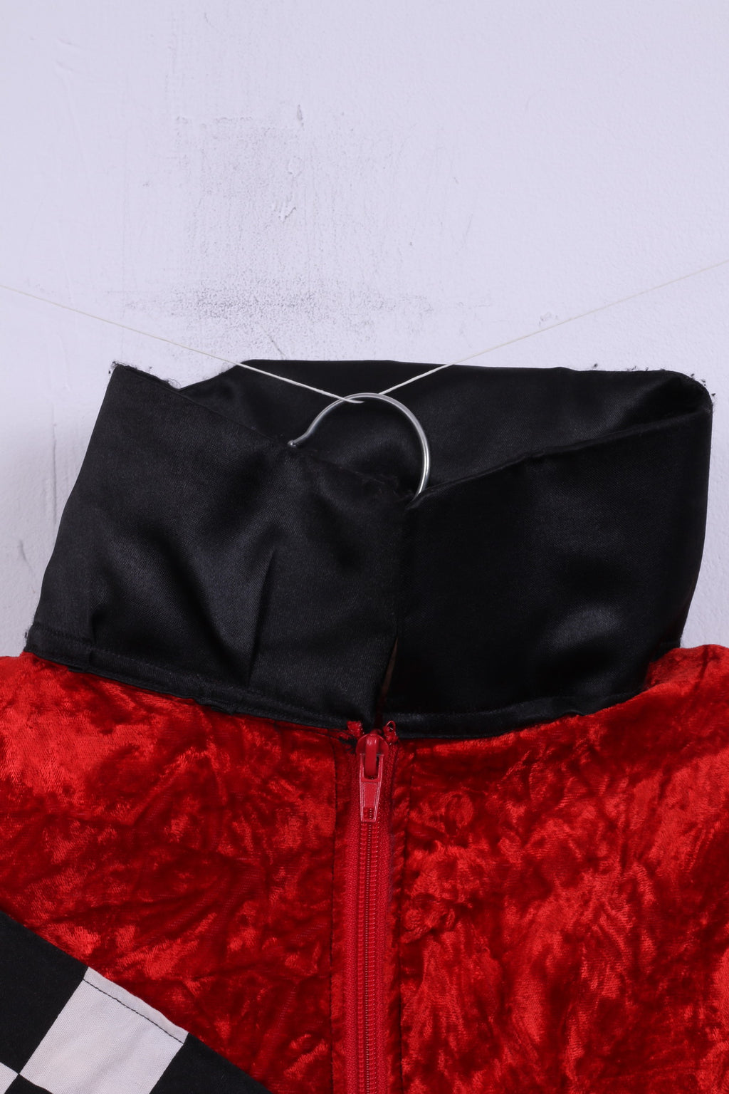 Alice in Wonderland Womens XL Halloween Costume Red Detailed 2 Piece Fancy Dress