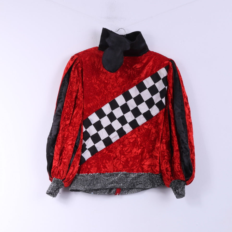 Alice in Wonderland Womens XL Halloween Costume Red Detailed 2 Piece Fancy Dress