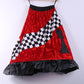Alice in Wonderland Womens XL Halloween Costume Red Detailed 2 Piece Fancy Dress