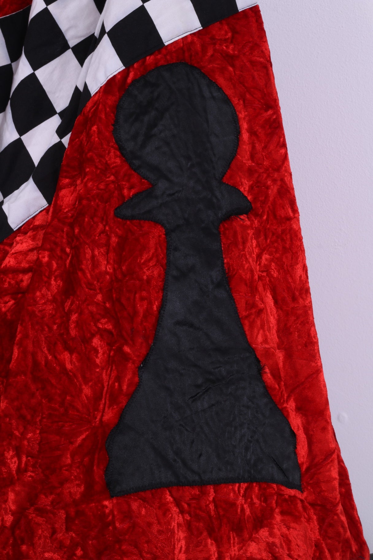 Alice in Wonderland Womens XL Halloween Costume Red Detailed 2 Piece Fancy Dress