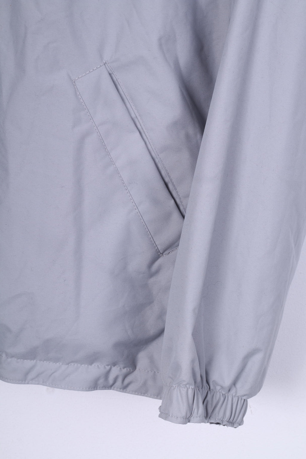 Chiavas Regal 12 Veste S réversible pour homme Gris Col zippé Polaire Poches extérieures 