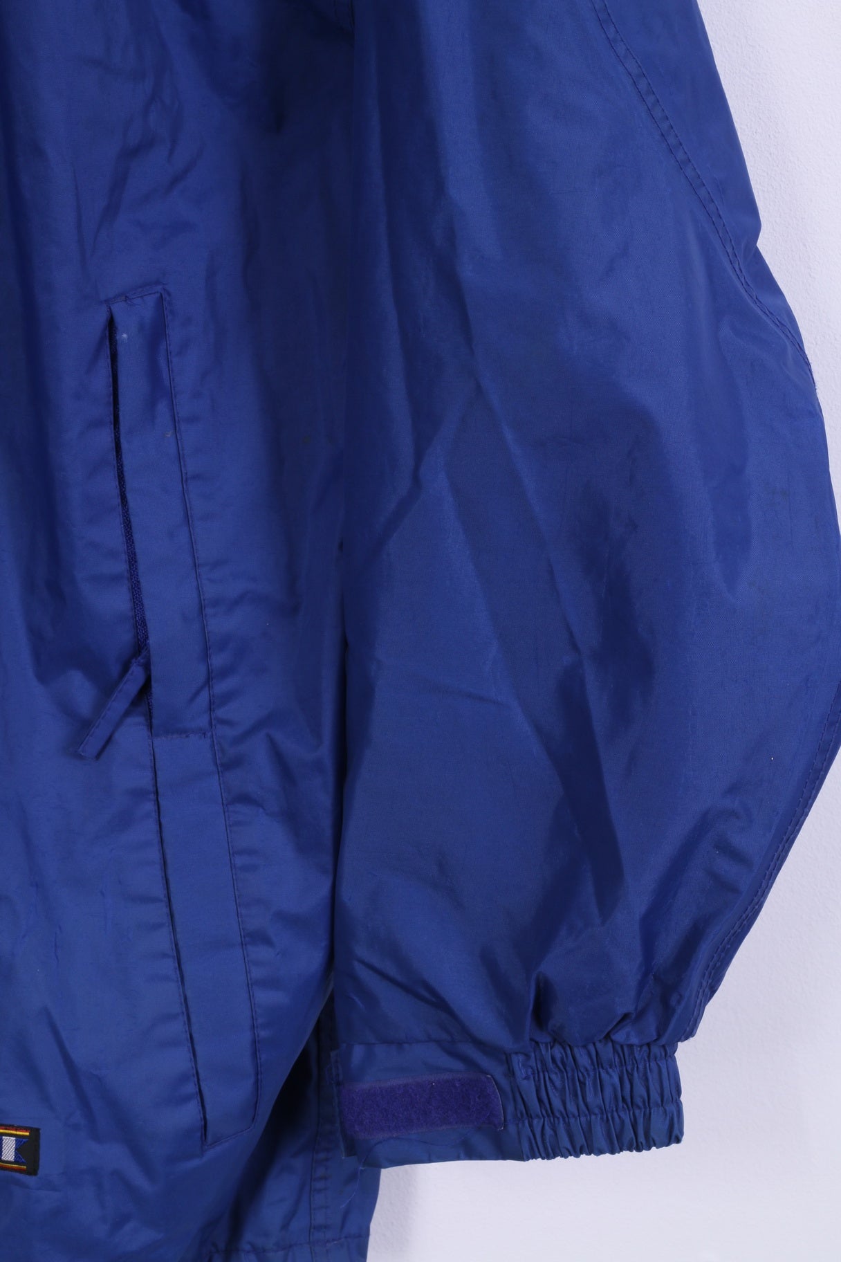 Rukka Mens 16 L Lightweight Jacket Blue Nylon Waterproof Top Full Zipper Hooded