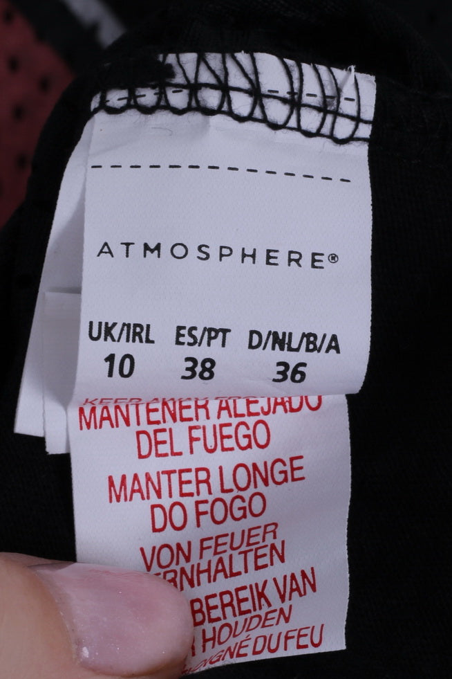 Zion Rootswear Atmosphere Chemise 10 M pour femme Noir Bob Marley en maille col en V