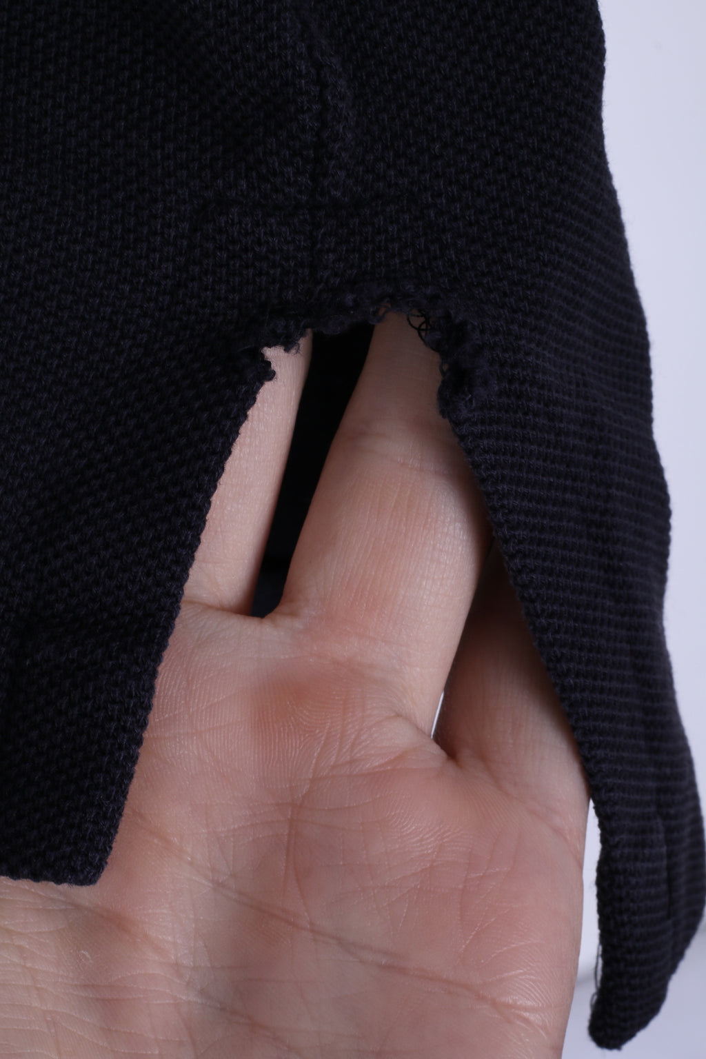 Fred Perry Mens L Polo Shirt Charcoal Cotton