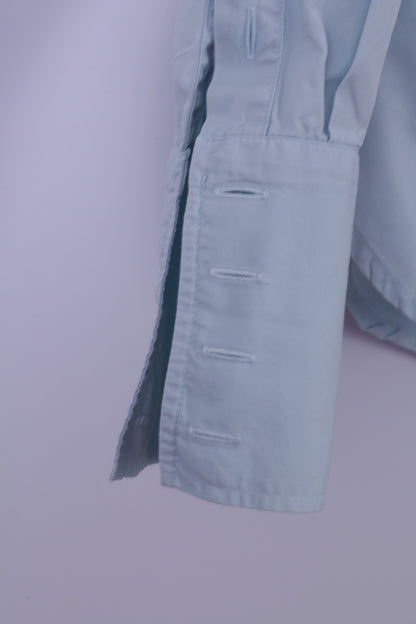 Camicia casual M da donna Peak Performance Menta Cotone Natura 100% cotone Polsino a maniche lunghe