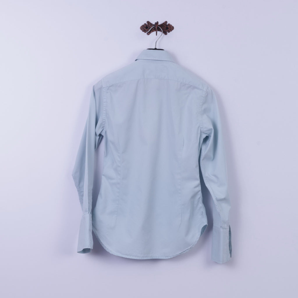 Peak Performance Womens M Casual Shirt Mint Cotton Nature 100% Cotton Long Sleeve Cuff