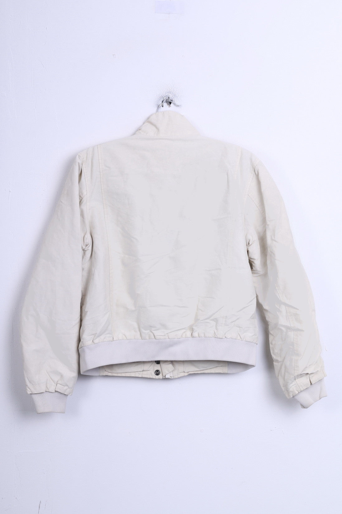 Henri Lloyd W63 Womens 3 M Jacket Ecru Cotton Nylon Winter Padded - RetrospectClothes