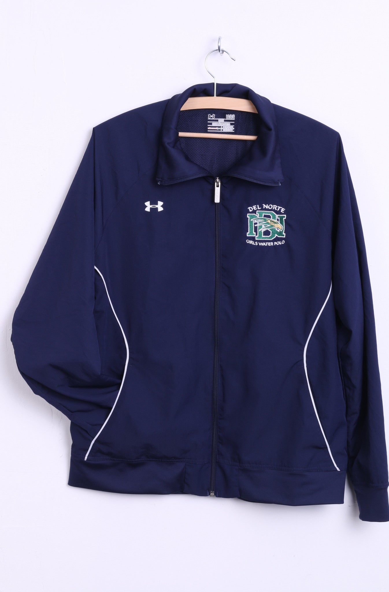 Under Armour Womens L Jacket Del Norte Girls Water Polo Navy Sweatshirt - RetrospectClothes