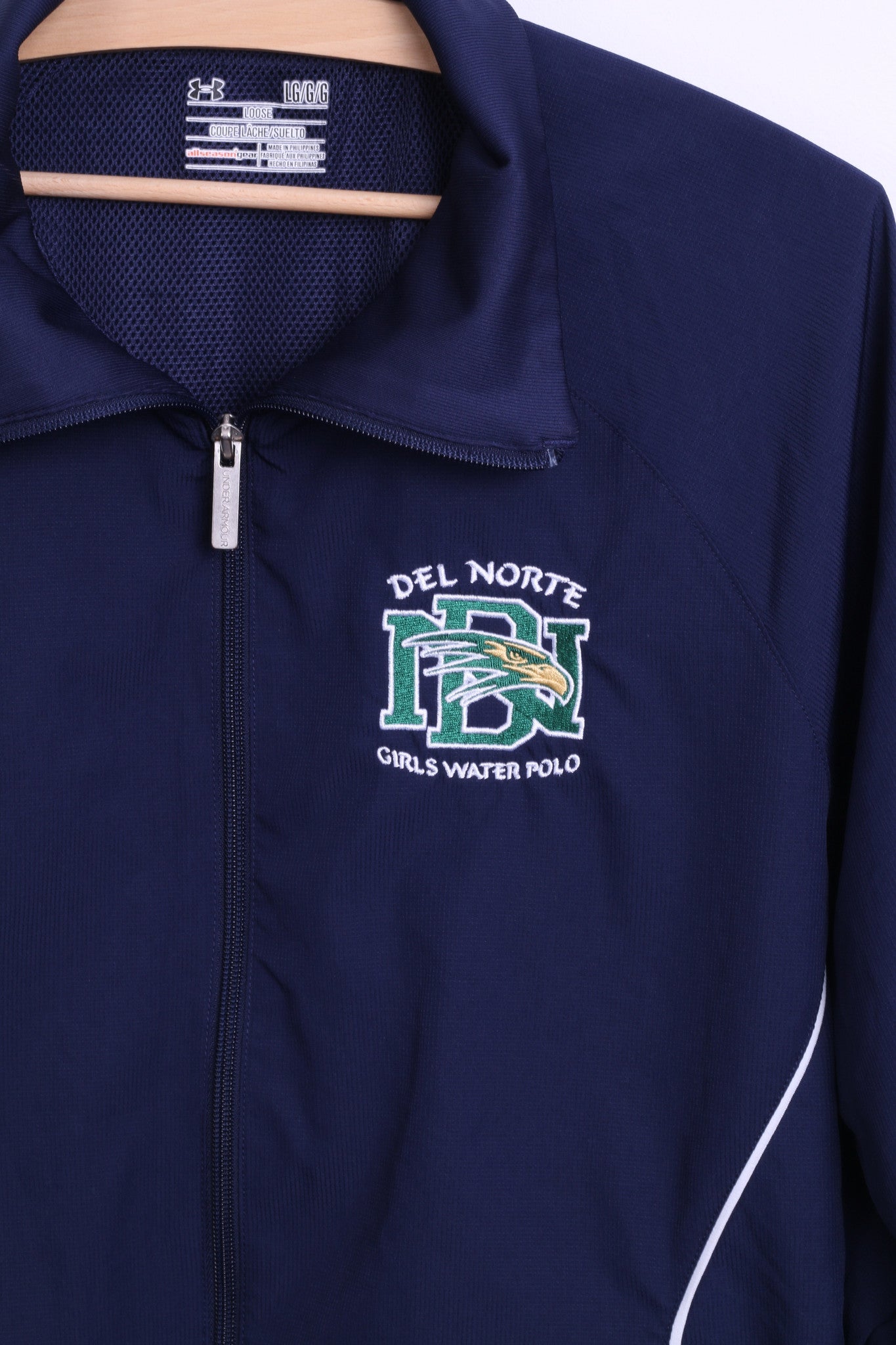 Under Armour Womens L Jacket Del Norte Girls Water Polo Navy Sweatshirt - RetrospectClothes