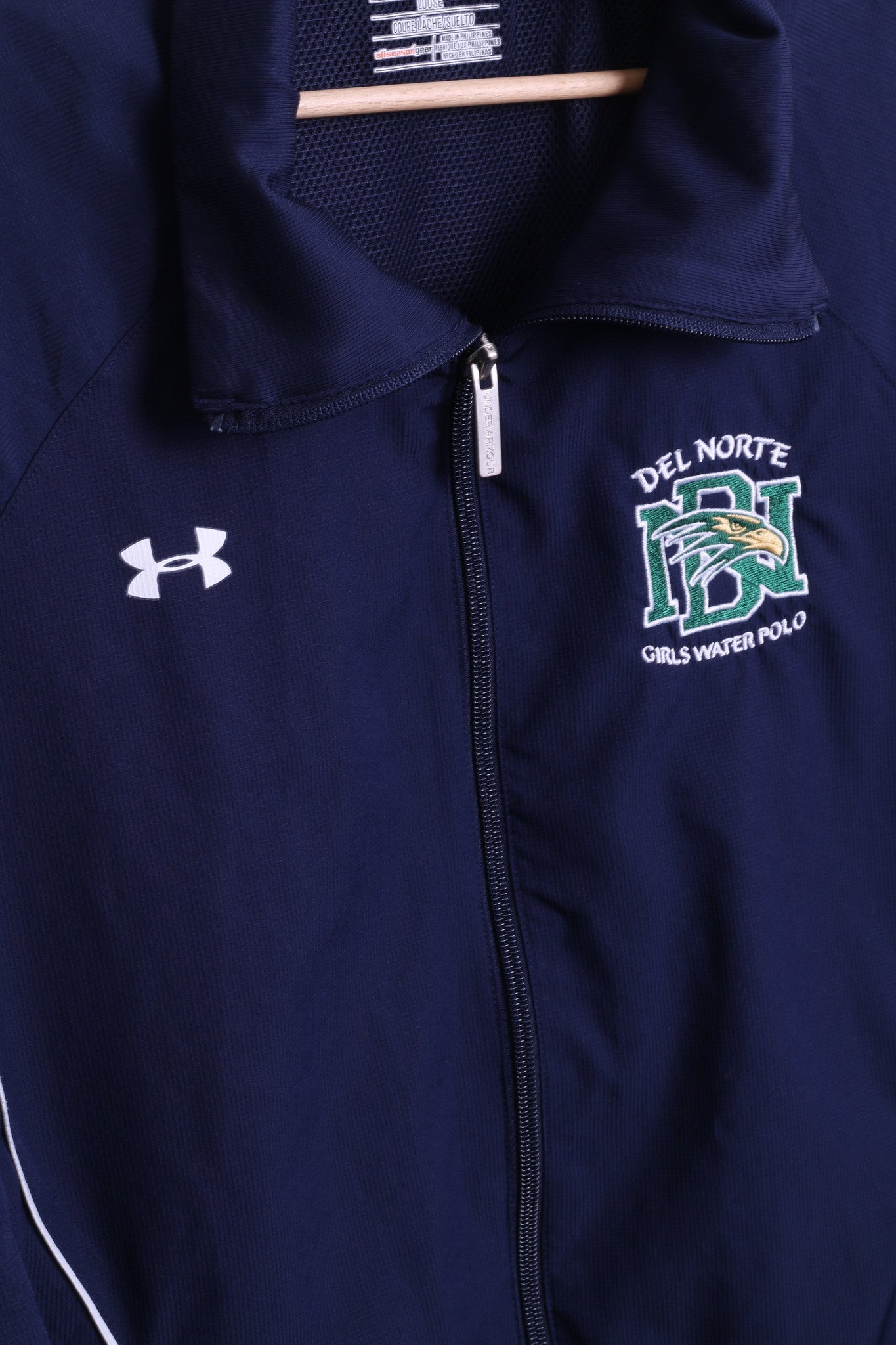 Under Armour Womens L Jacket Del Norte Girls Water Polo Navy Sweatshirt - RetrospectClothes