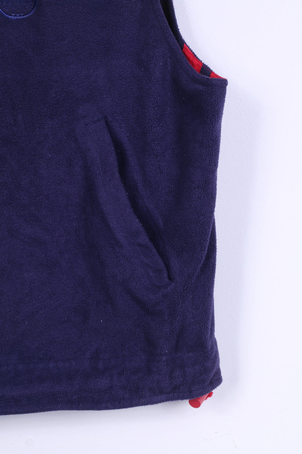 Adidas Golf Mens M Bodywarmer Marine Double Face Zip Up Gilet Sans Manches