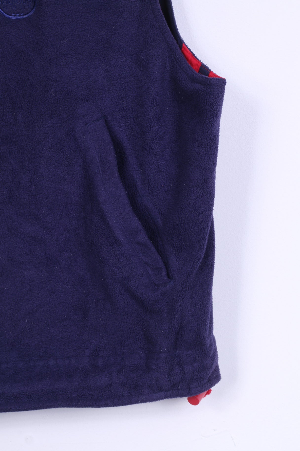 Adidas Golf Mens M Bodywarmer Marine Double Face Zip Up Gilet Sans Manches