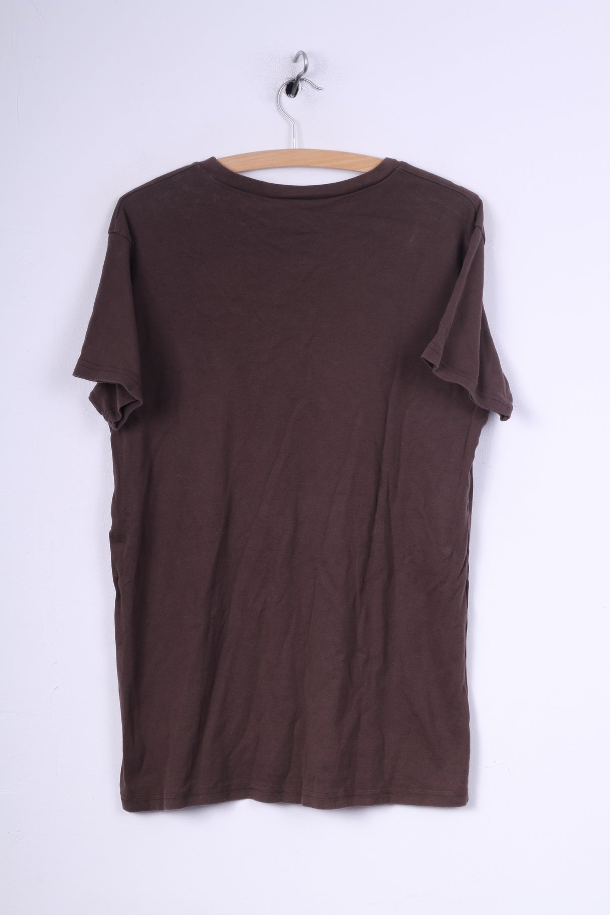 London Calling T-shirt da uomo M grafica Student Life Marrone Top divertente 