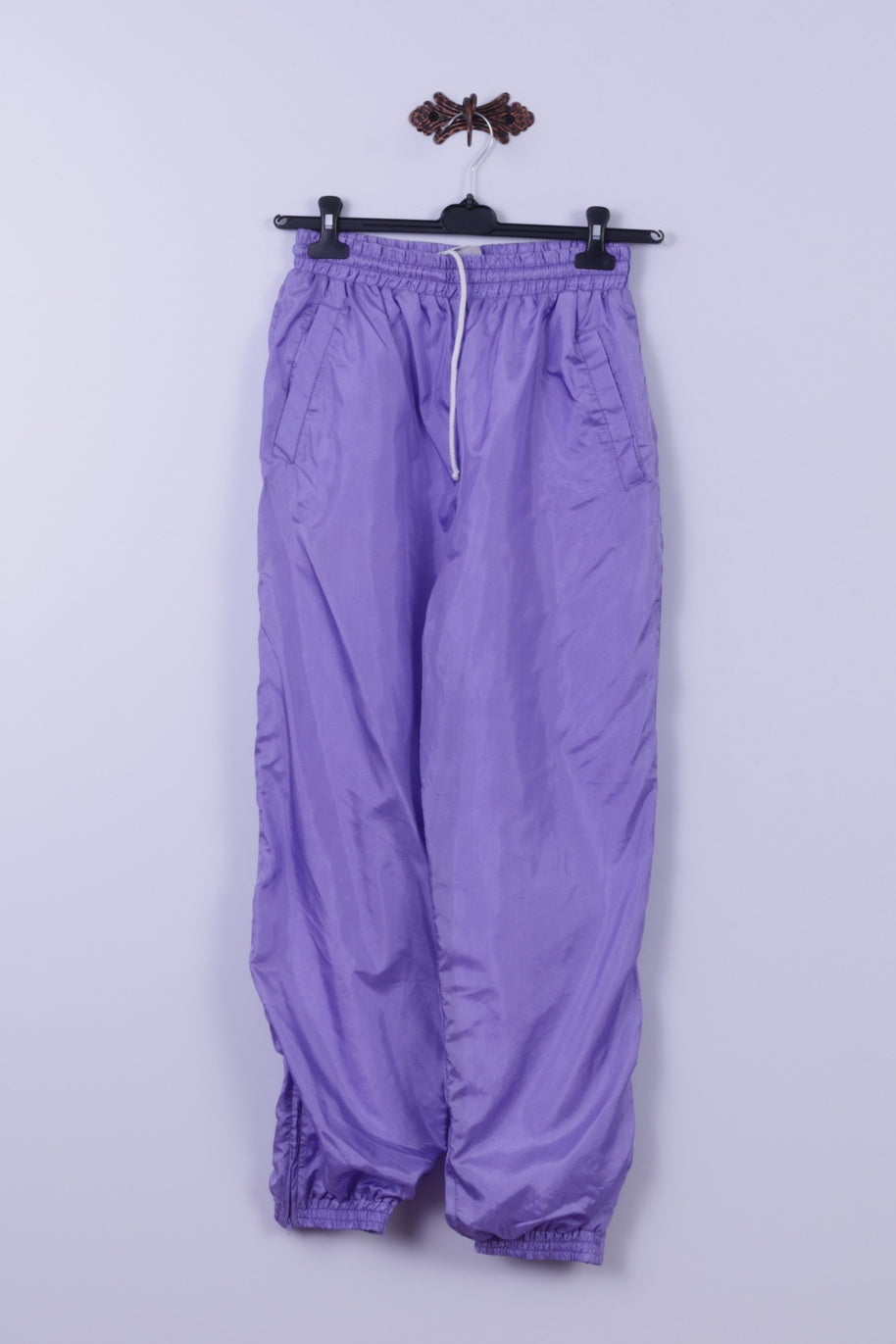 Vintage Nike Track Pants Large 12-14 Purple Women Athletic Low Rise New 2005