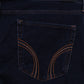 Hollister Womens 7 Trousers Navy Cotton Elastane Skinny Social Stretch Pants