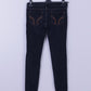 Hollister Womens 7 Trousers Navy Cotton Elastane Skinny Social Stretch Pants