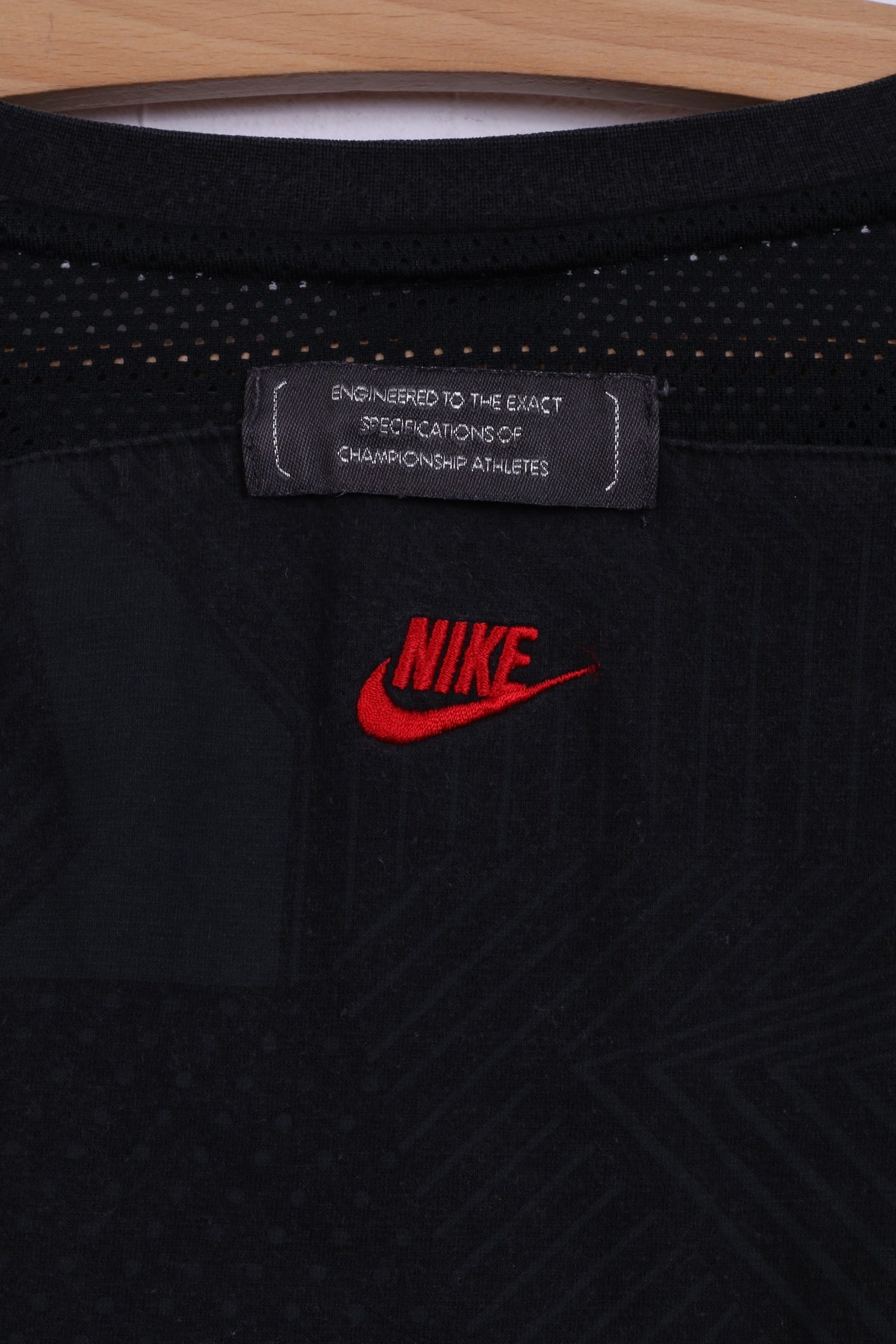 Nike Air Homme L 42/44 Chemise Manches Longues Noir Sportswear Haut Coton