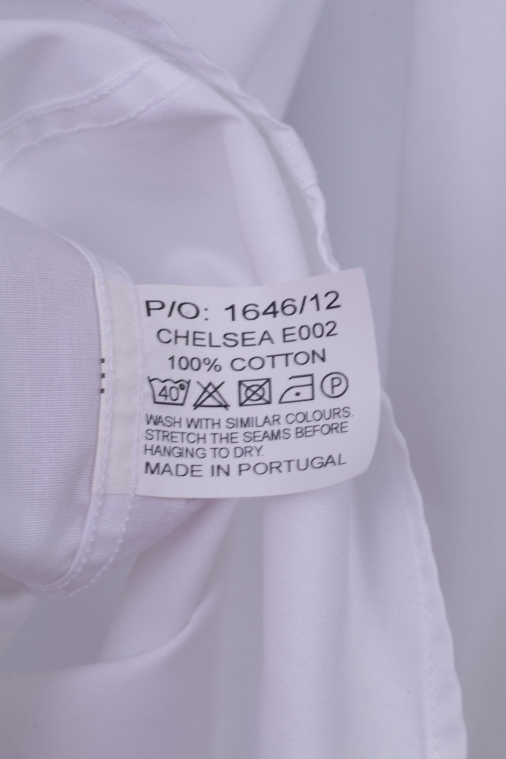 Ricco Vero Mens S Casual Shirt White Cotton Traveller Button Down Collar Long Sleeve