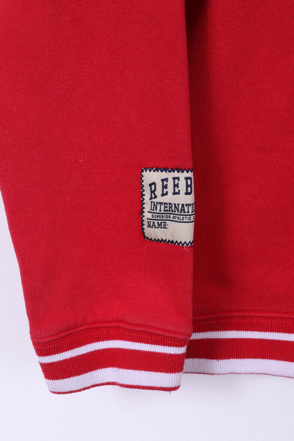 Felpa Reebok Boys 176 14 Age Felpa rossa sportiva Top in cotone JWFoster &amp; Sons