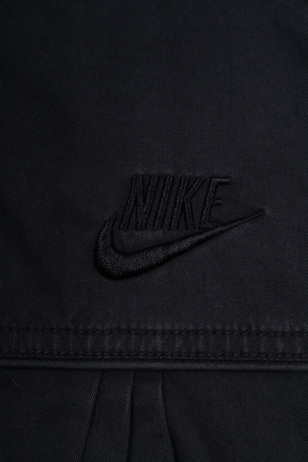 Nike Sportswear Womens L 14/16 Jacket Black Cotton Full Zipper Pocket