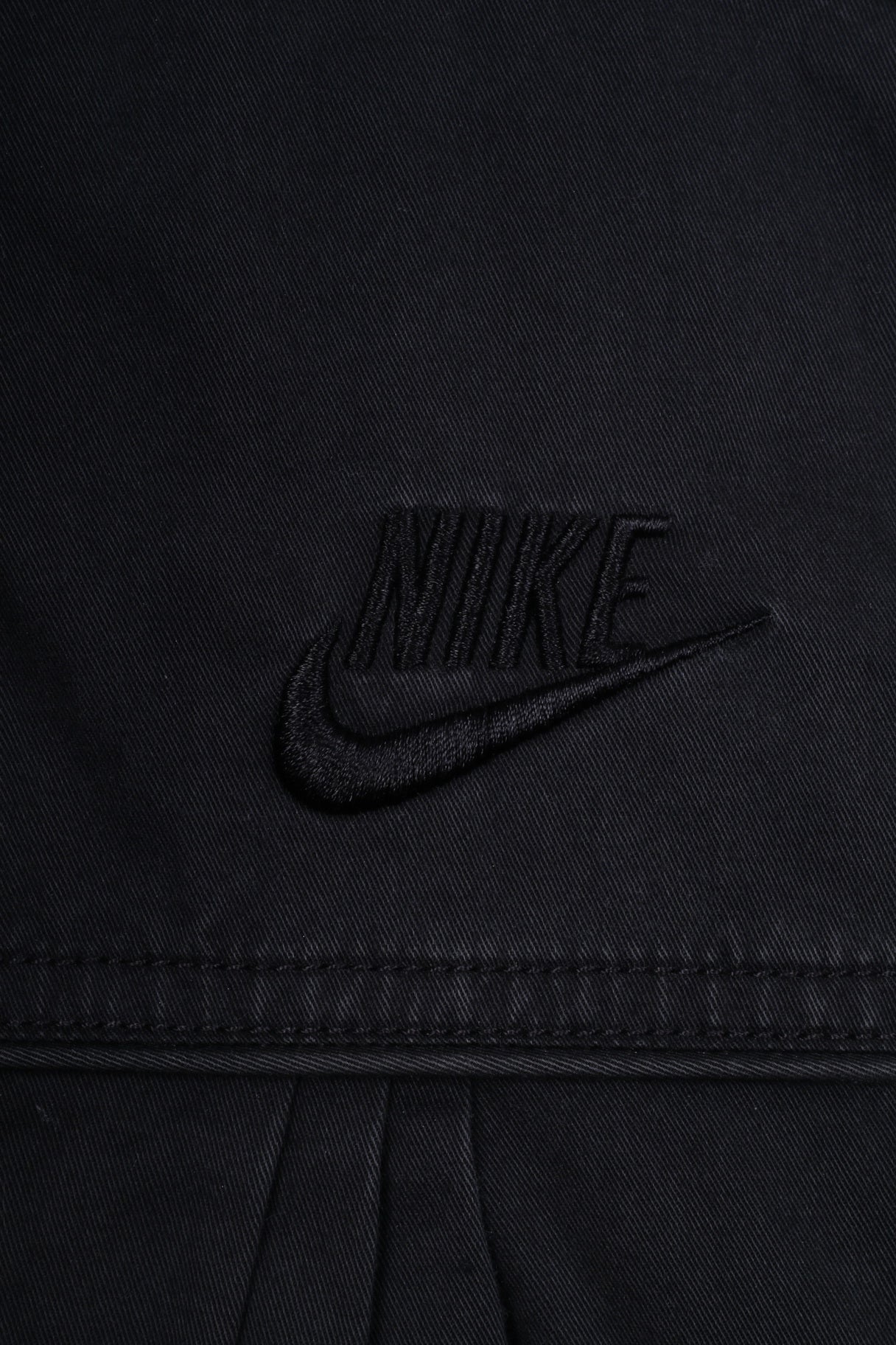 Nike Sportswear Womens L 14/16 Jacket Black Cotton Full Zipper Pocket